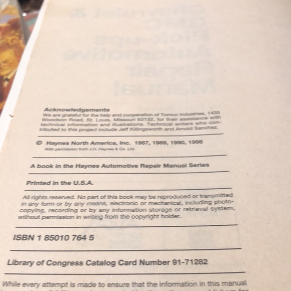 Chevrolet & GMC Pickup '67'87
1st Edition - Picture 4 of 12